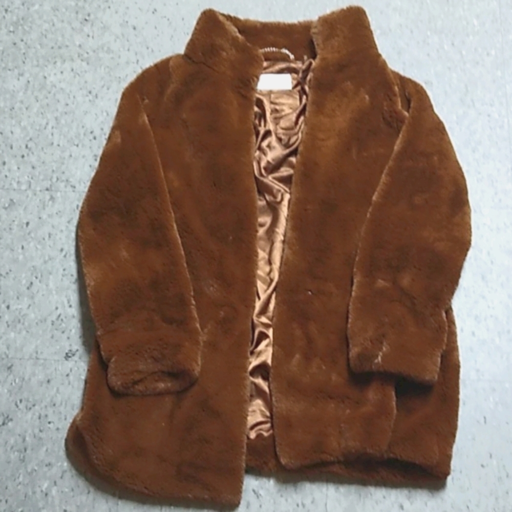Faux Girls Coat